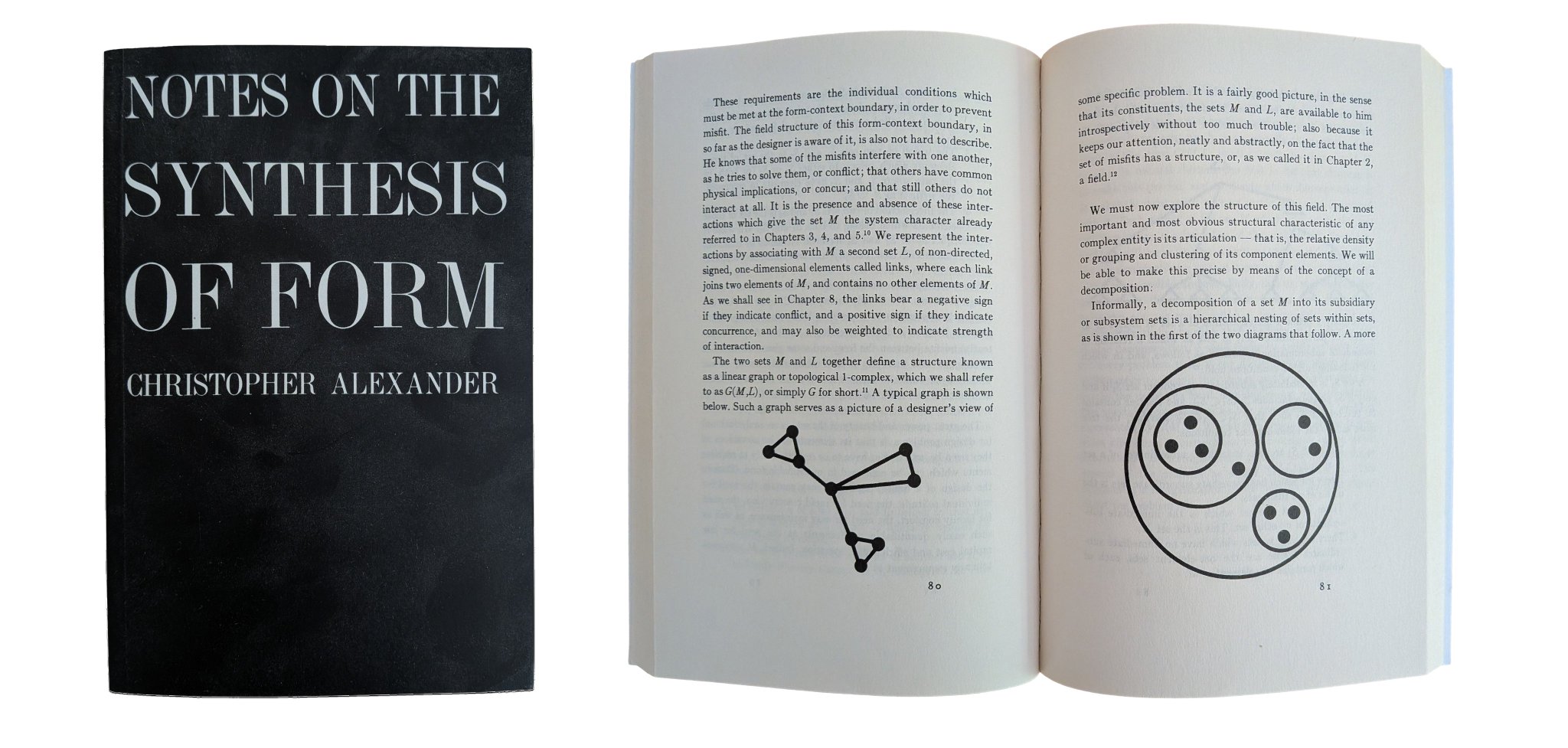 Notes on the Synthesis of Form, a very good book.